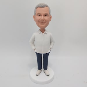 Figurine homme personnalisée : figurine personnalisée en pâte polymère