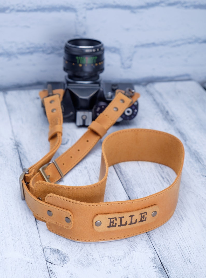 Leather Camera Strap Custom Camera Strap Personalized Camera Etsy