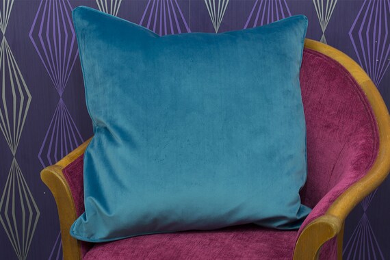 large turquoise cushions