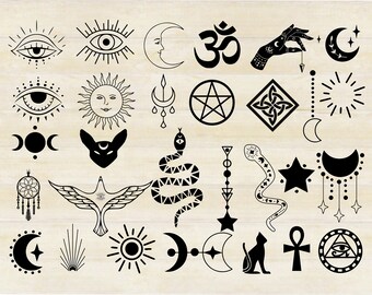 Download Mystic Moon Svg Etsy