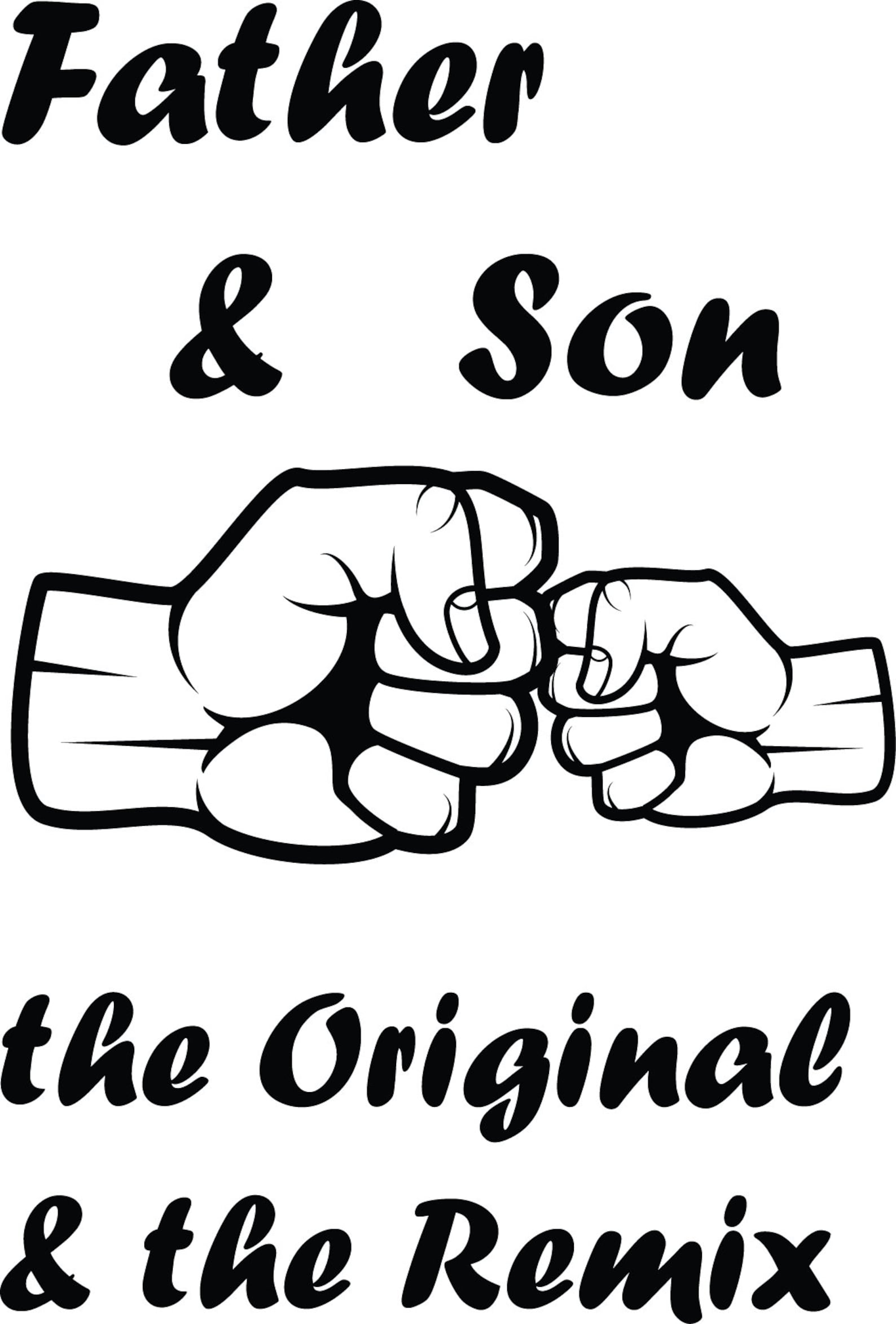 Father And Son Svg Fist Bump Svg Best Buds Svg Father Svg Etsy Canada