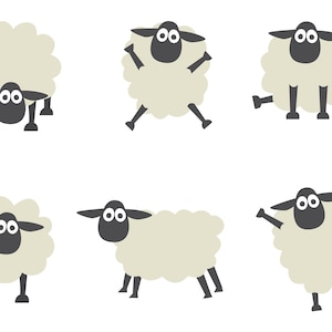 FUNNY SHEEP VECTOR Bundle, Sheep Silhouette, Funny Sheep Design, Sheep Set,  Svg/png/ai/pdf/jpeg Cut Files - Etsy