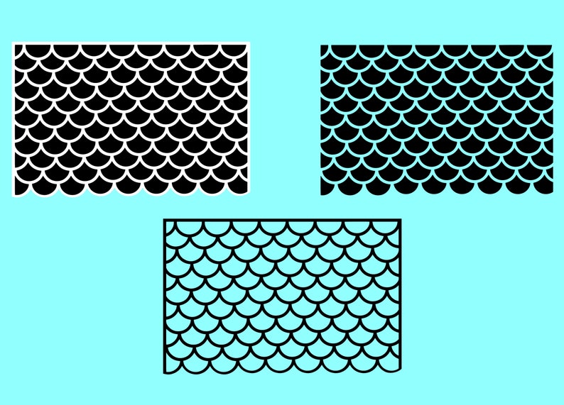 Free Free 188 Individual Mermaid Scales Svg SVG PNG EPS DXF File