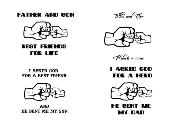 Free Free 169 Dad And Son Fist Bump Svg SVG PNG EPS DXF File