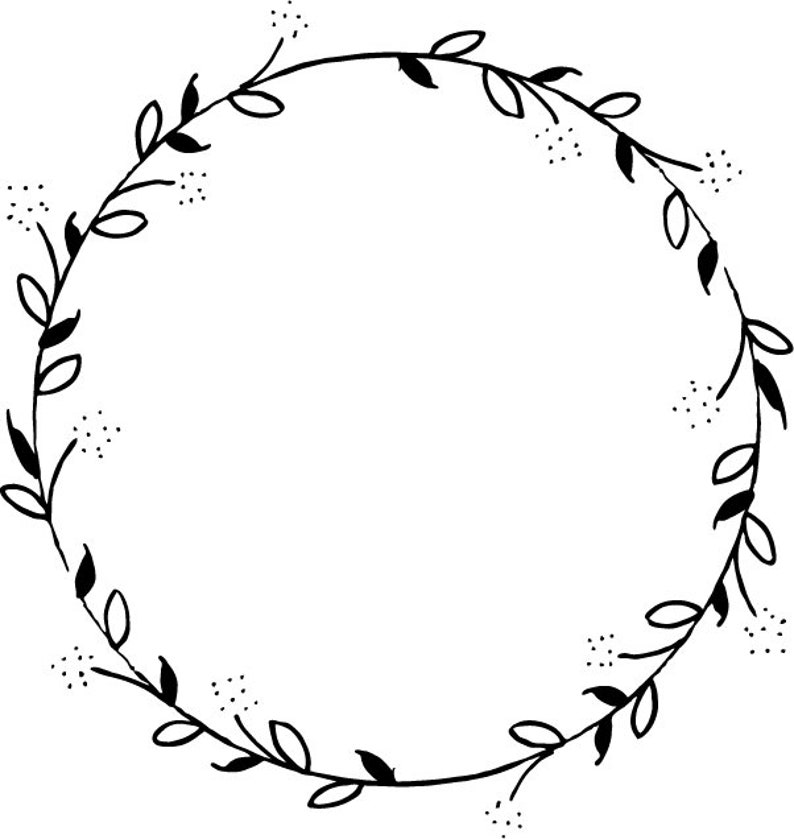 Wreath SVG Bundle Wreath Clipart Wreath Clip Art Leaves - Etsy