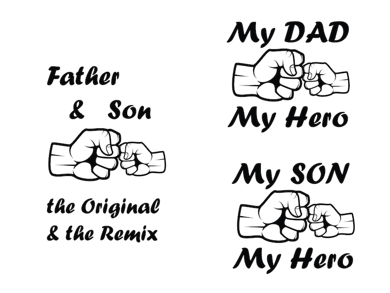 Download FATHER and SON SVG fist bump svg best buds svg father svg ...