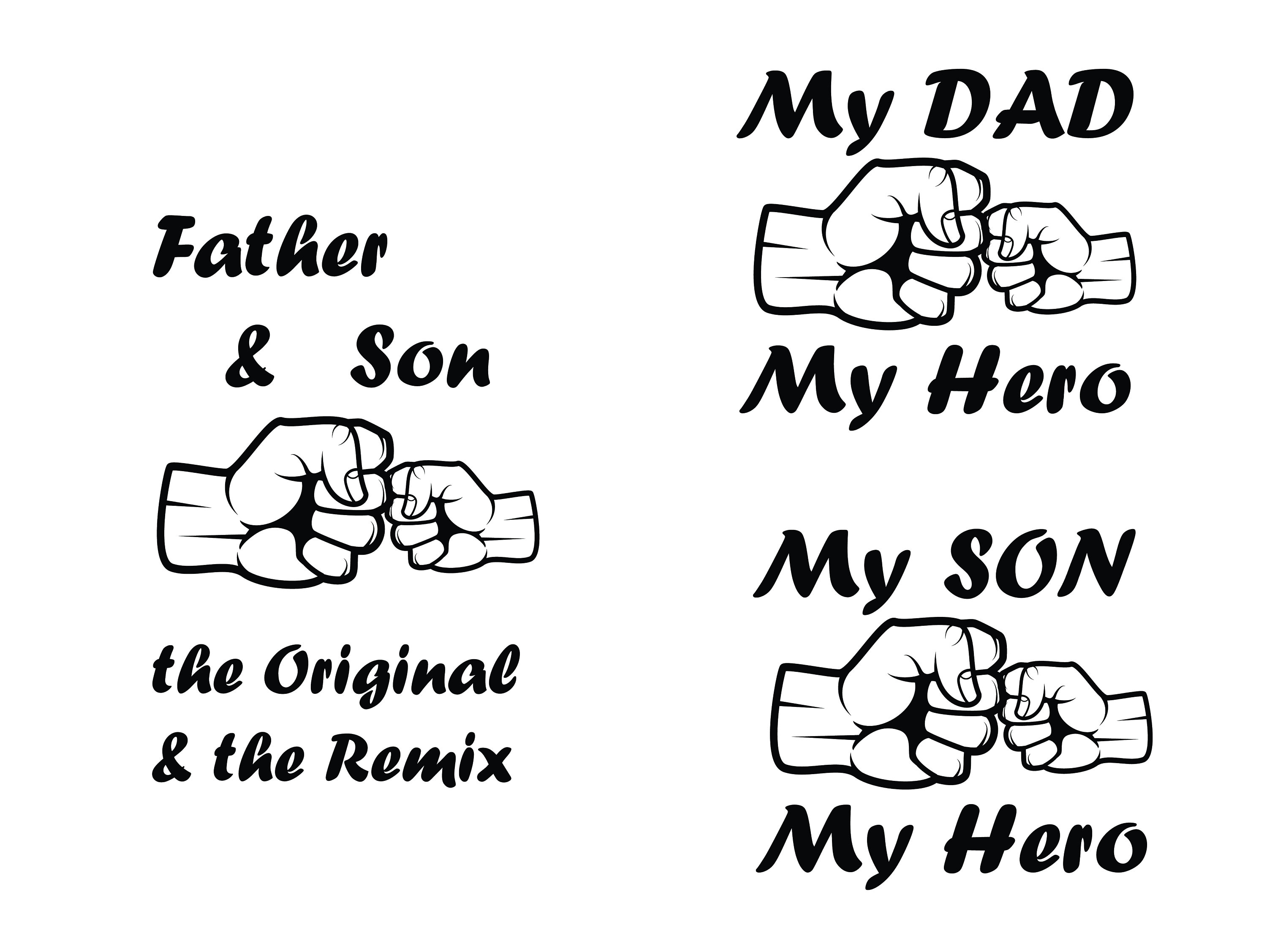 Download FATHER and SON SVG fist bump svg best buds svg father svg ...