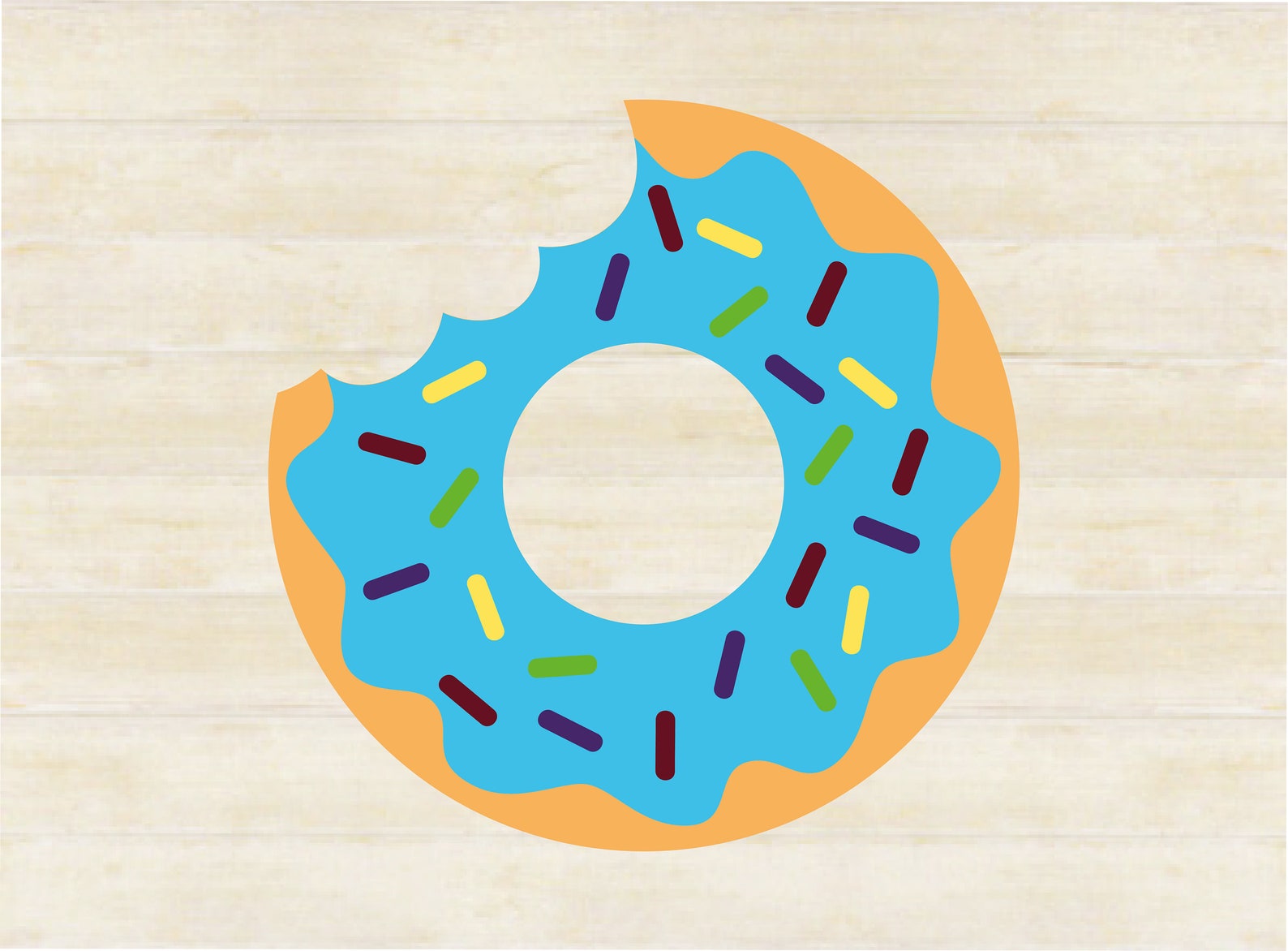 DONUT SVG ICING Donut Bundle Doughnut Clipart Sprinkle Etsy