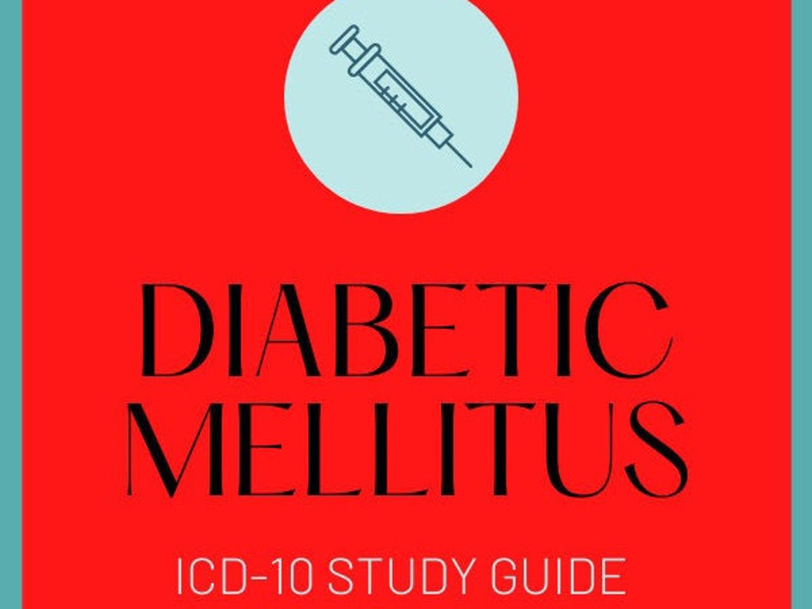 Diabetes mellitus icd 10 study guide guidelines etsy
