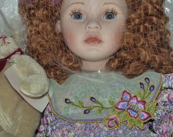 PAULINE'S Limited Edition Dolls JUNE Porcelain 12” Pauline