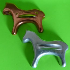Cookie Cutters Copper-Colored and Aluminum Horses 1950’s