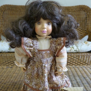 ANRI WOODCARVINGS SARAH Kay Limited Edition Wood Doll 149 of 750