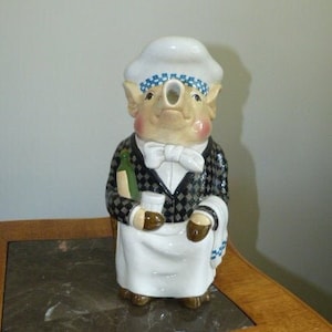 DEPARTMENT 56 Jam-Bon Pitcher RARE 11” x 7”