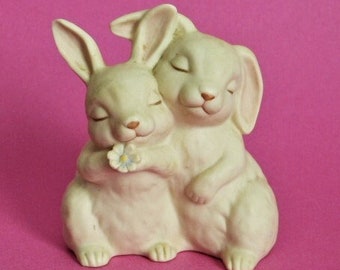 Vintage Homco 14062-99 Bunny Buddies Figurine 18-A Thailand 
