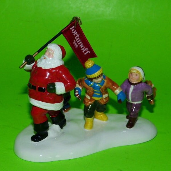 DEPARTMENT 56 Here Comes Santa Made Exclusively For FORTUNOFF The Original Snow Village #7741