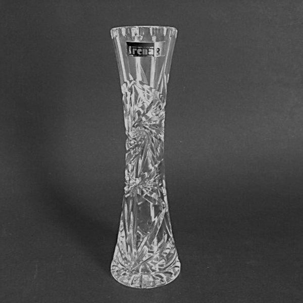 Poland Cut Crystal Vase Etsy