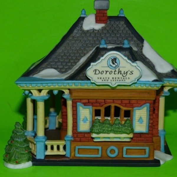 DEPARTMENT 56 Dorothy’s Skate Rental Dorothy Hamill The Heritage Village Collection #56.55515