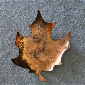Wall Décor Wall Hanging Copper Leaf 15.5” x 12”