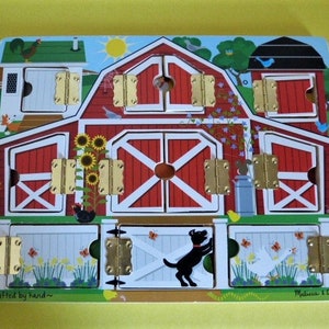 Melissa and doug hide and seek farm top