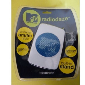 MTV RADIODAZE Am Fm Collectible Transistor Portable Radio