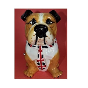 Decouped British Bulldog Jar Set