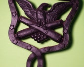 Trivet Eagle Military Theme Cast Iron Four-Footed