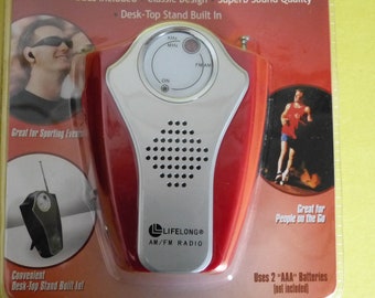Radio Portable Handheld Pocket Size AM FM Lifelong Classic NEW