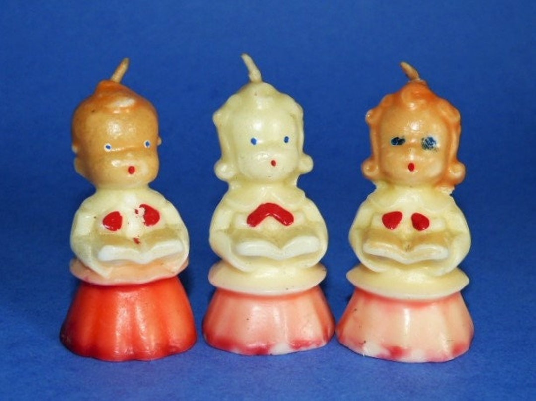 GURLEY CANDLE Set of 3 Choir Kids 3 X 1.5 Etsy
