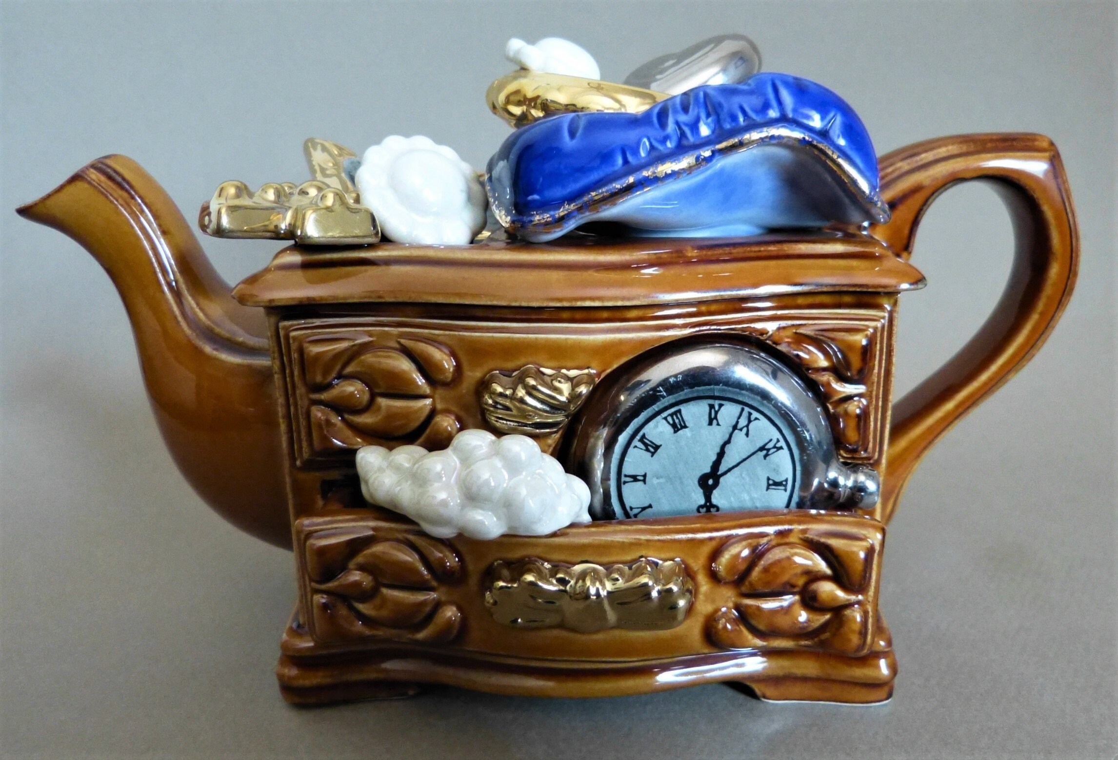 CARDEW DESIGN Mini Jewelry Box Teapot Two Cup Made in England Etsy