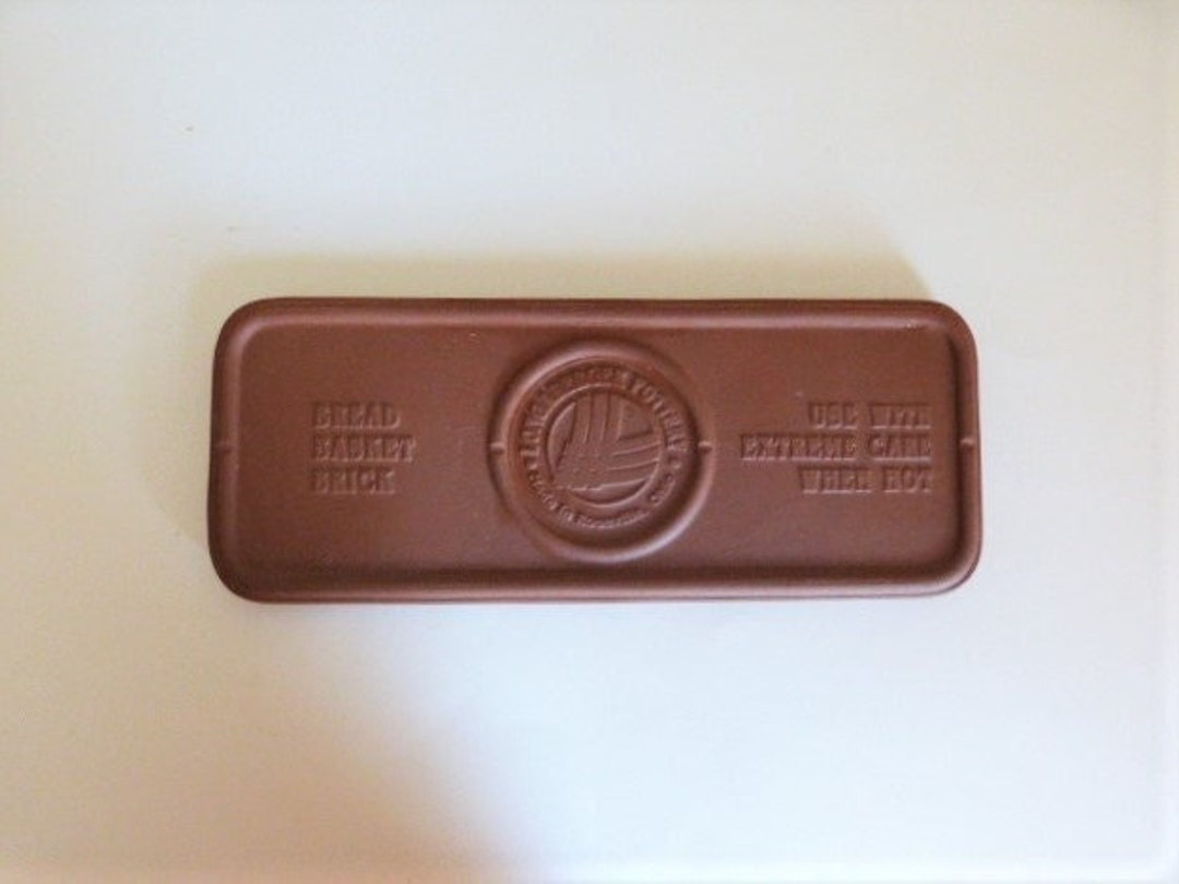 LONGABERGER Pottery the Bread Basket Brick 30074 1990s Etsy