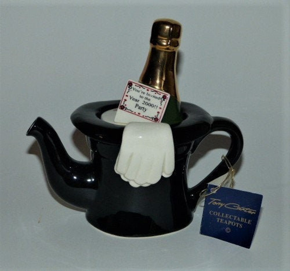 TONY CARTER Collectable Teapots Millennium Ball Mini Teapot Etsy