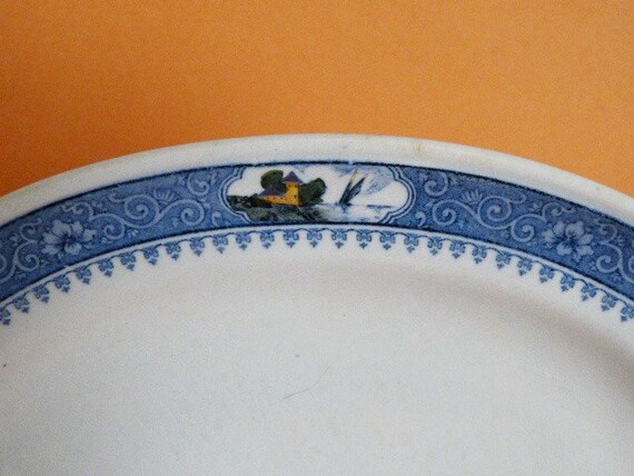 MINTON MILTON Pattern Oval Charger Plate #609852 Rare Collectible