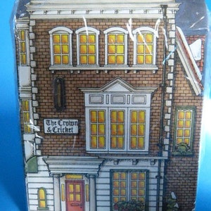 DEPARTMENT 56 ORNAMENT The Crown & Cricket Inn 1992 Collectors Edition Ornament Charles Dickens Heritage