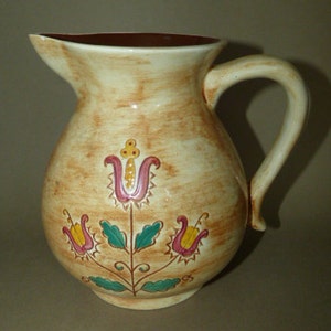 21004029 -- Pennsbury Pottery, (3) Tulips 1-cup Creamer Pitchers