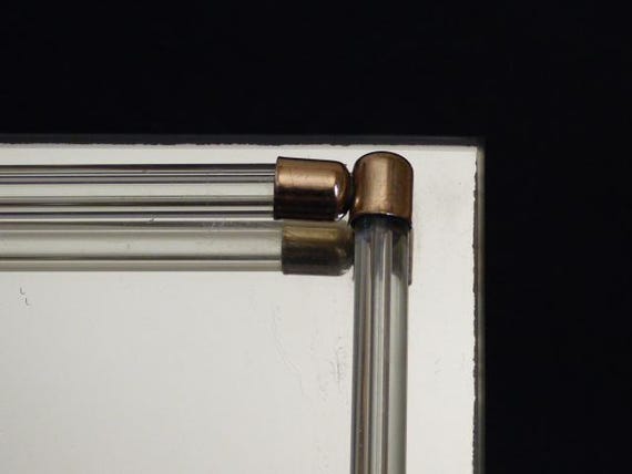 Mirror Vanity Dresser Tray Rectangular Glass Stud… - image 5