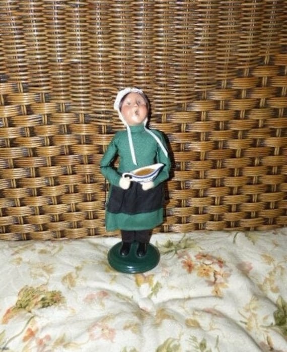 amish green dress Green Linen Amish Dress