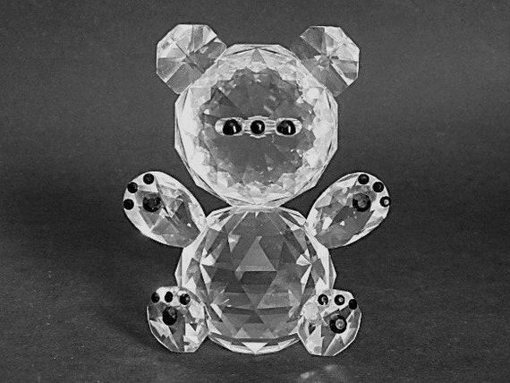 Swarovski crystal teddy bear hotsell