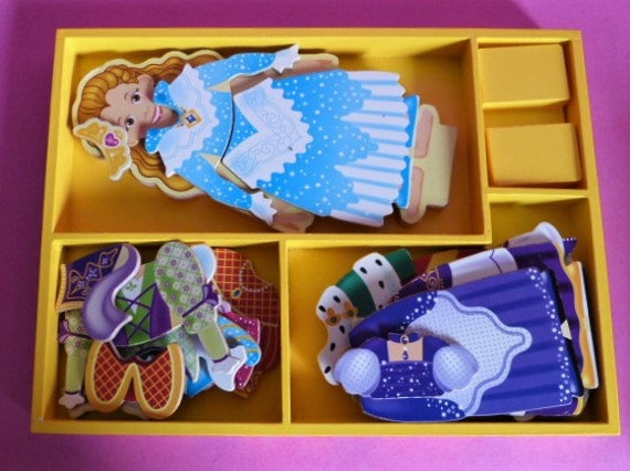 MELISSA & DOUG Wooden Magnetic Dress-up Princess Elise Ages 3 8.5 X 11.5 -   Hong Kong