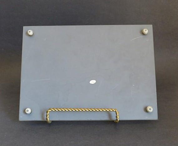 Mirror Vanity Dresser Tray Rectangular Glass Stud… - image 6