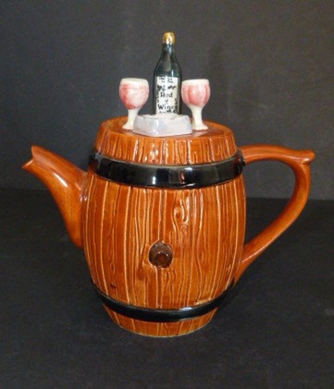 SWINESIDE CERAMICS Wooden Barrel Teapot Made in England Etsy