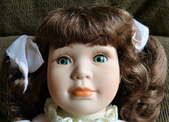 トールペイント作品　Debbie Cole,CDA Ginger Bear参考 Andrea, 44cm Gem of Doll Girl - BJD, BJD Doll, Ball Jointed