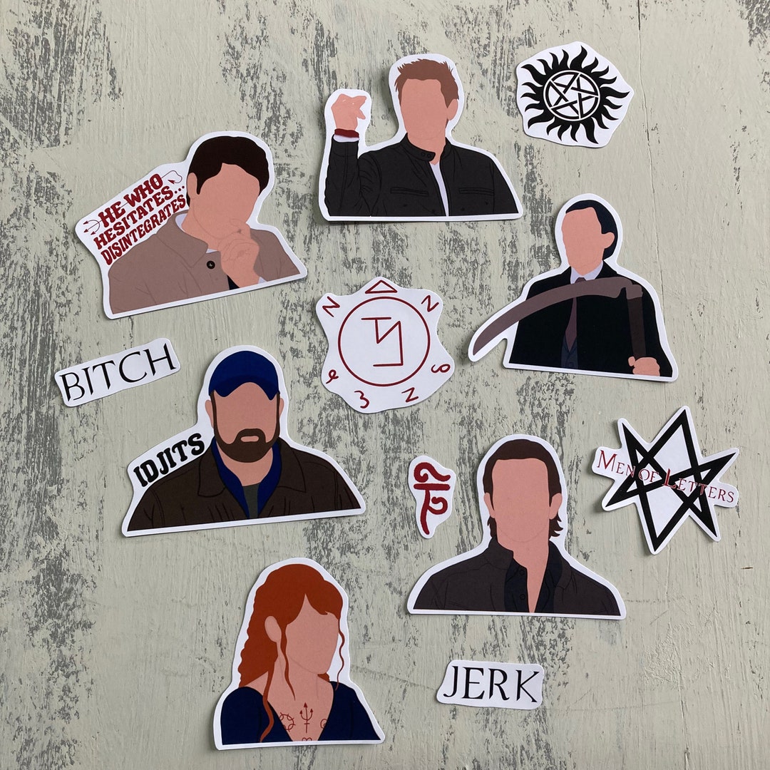Supernatural Team up Stickers 