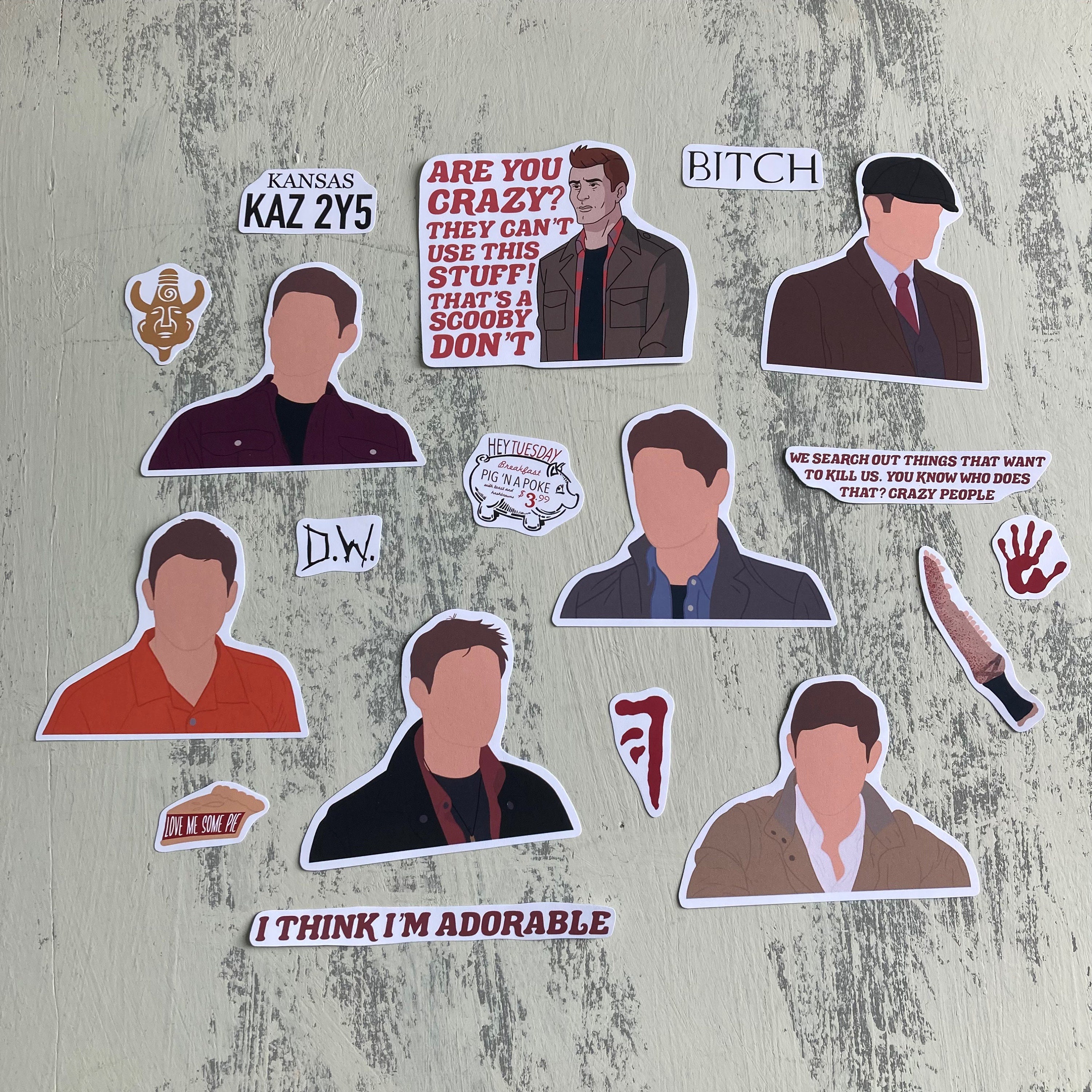 Dean Speed Sticker Dean Sticker Pack - Etsy