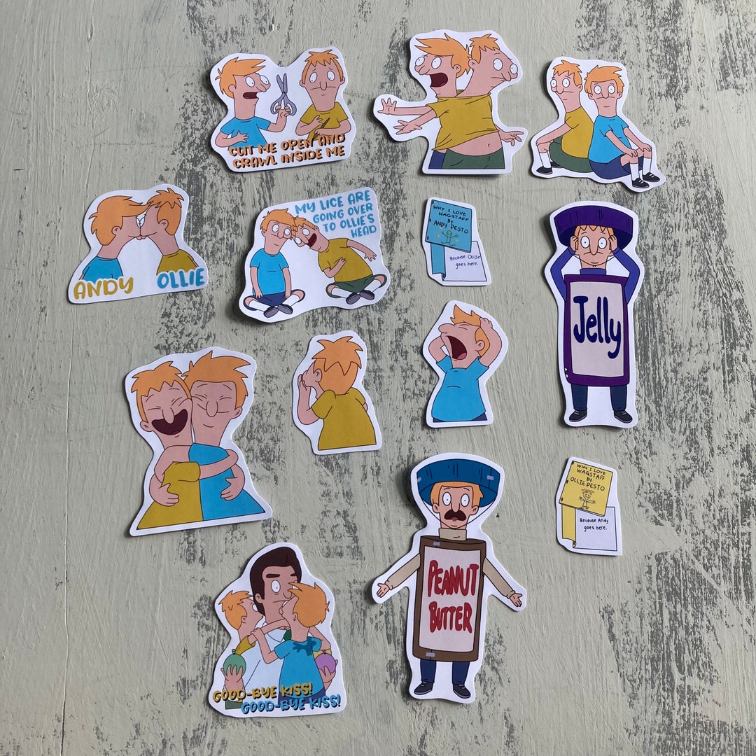 BB - Andy & Ollie Sticker Pack - Etsy