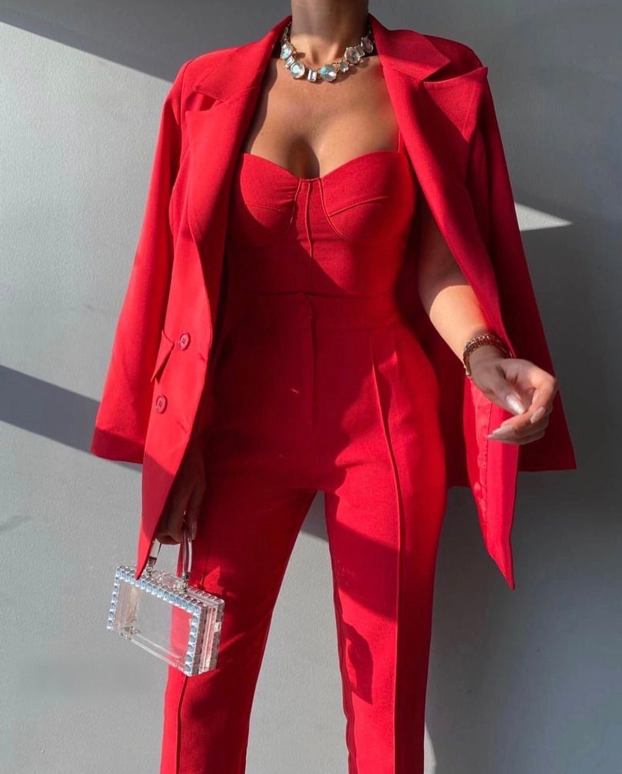 Woman Formal Suit Three Piece Suit Wedding Guest Suit Women Etsy