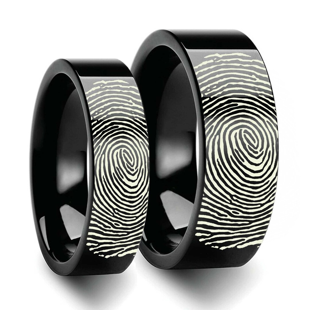 Tungsten fingerprint ring clearance
