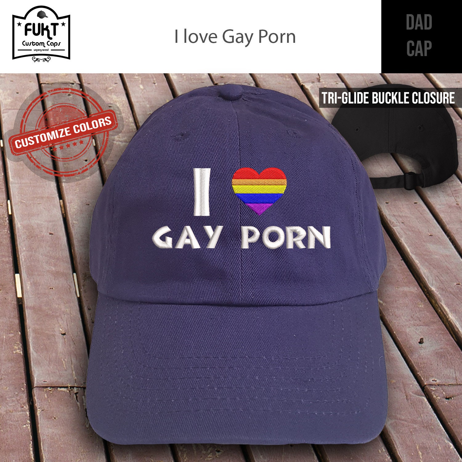 I Love Gay Porn Hat Awareness Cap Embroidered Hat - Etsy Hong Kong