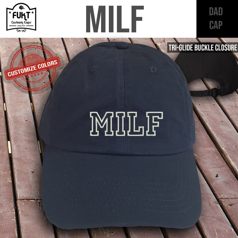 Milf Hunter Funny Dad Hat - Adjustable Baseball Cap For Men & Women - Humor Gift For Him - View #4