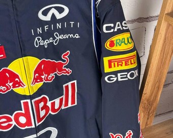 Racing Red Bull Infinity Jacket Bomber Formula One F-1 Blue Racing Red Bull Infinity Jacket Bomber Formula One F-1 Blue