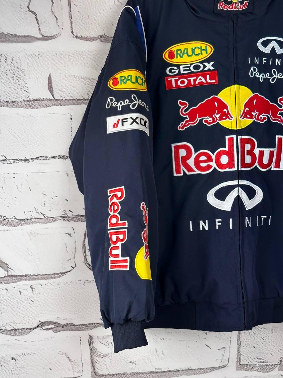 Racing Red Bull Infinity Jacket Bomber Formula One F-1 Blue 